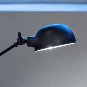 Stolová lampa Portland, nastaviteľná v dvoch smeroch, čierna