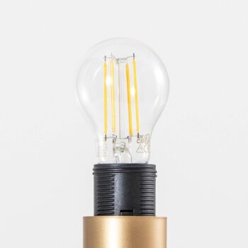Stolová lampa Romina s plátnovým tienidlom, podstavec čierny