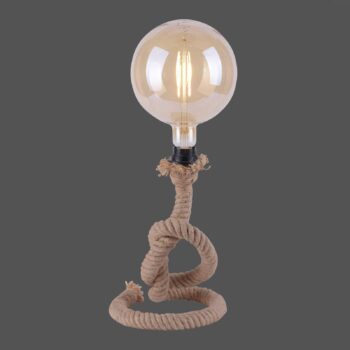 Stolová lampa Rope z hrubého lana