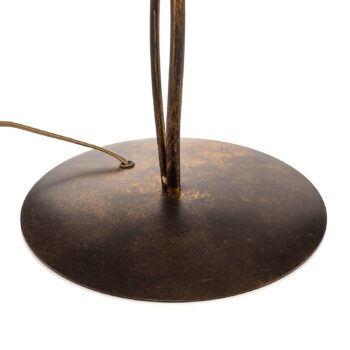Stolová lampa Rosina v bronzovej farbe s keramickým tienidlom