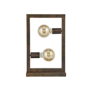 Stolová lampa Rustic v hrdzavohnedej