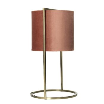 Stolová lampa Santos Pink, 25 x 45 cm