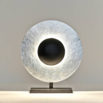 Stolová lampa Satellite 52 cm strieborná/čierna