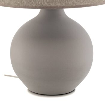 Stolová lampa Sfera, výška 53 cm, cementová/sivá