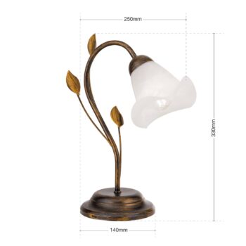 Stolová lampa Sisi florentský štýl, antická