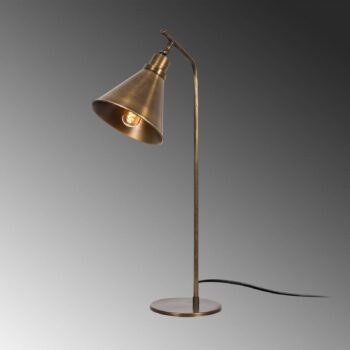 Stolová lampa Sivani MR-610, zlatá antik, kov, výška 50 cm