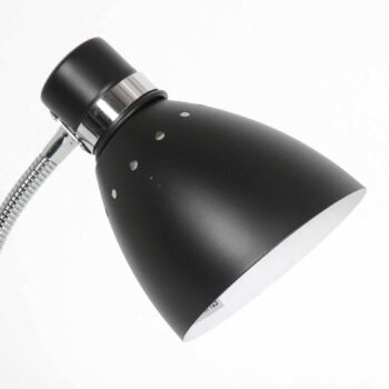 Stolová lampa Spring, rameno nastaviteľné, čierna