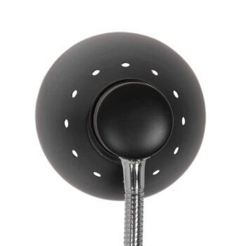 Stolová lampa Spring, rameno nastaviteľné, čierna