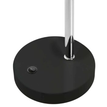 Stolová lampa Spring, rameno nastaviteľné, čierna