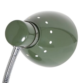 Stolová lampa Spring, rameno nastaviteľné, zelená