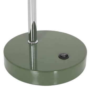 Stolová lampa Spring, rameno nastaviteľné, zelená