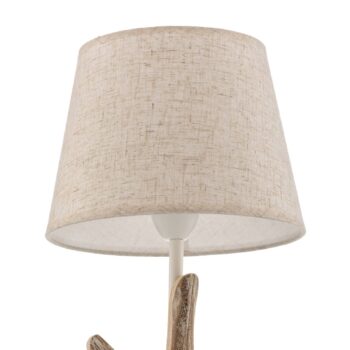 Stolová lampa Stellina, látkový tienidlo, dekor hviezdice