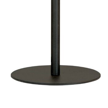 Stolová lampa Tornado, čierna/zlatá, kov, Ø 26 cm, E14