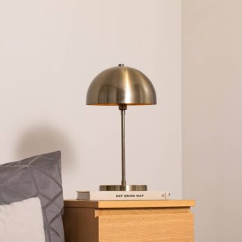 Stolová lampa Varzan 10857, zlatá antik, kov, výška 50 cm