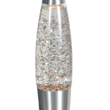 Stolová lampa Volcan 4187, oceľ, trblietavý efekt, E14