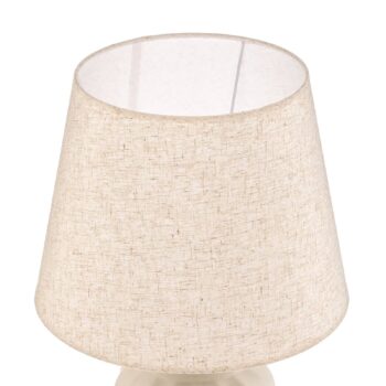 Stolová lampa Vortice z keramiky, biela