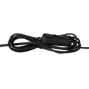 Stolová lampa Xia, výška 17 cm, dymovo sivá, sklo