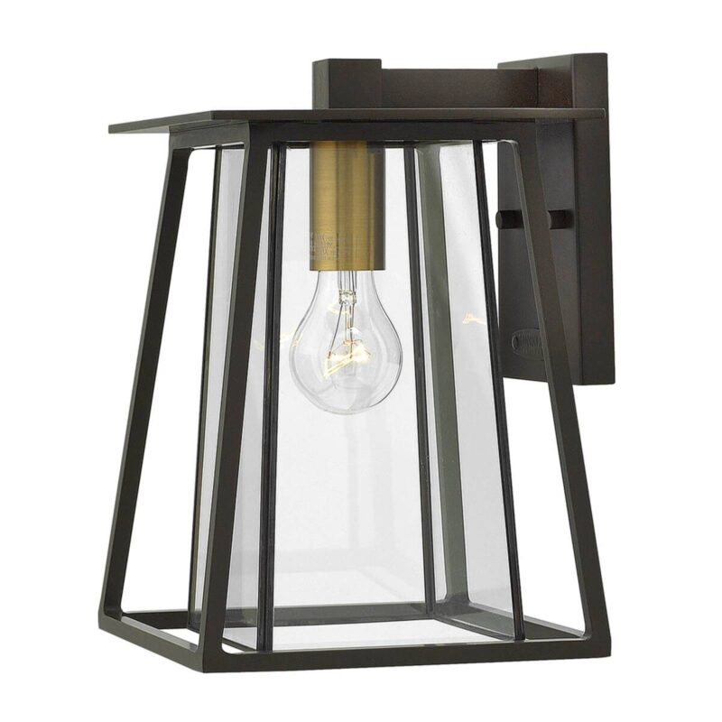 Stredné vonkajšie nástenné svietidlo Walker 1-pl. Stredné vonkajšie nástenné svietidlo Walker 1-pl.