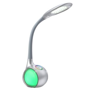 Strieborná stolná LED lampa Paula