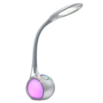 Strieborná stolná LED lampa Paula