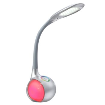 Strieborná stolná LED lampa Paula