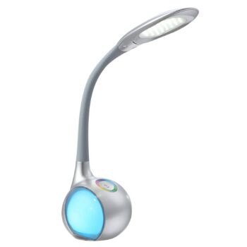Strieborná stolná LED lampa Paula
