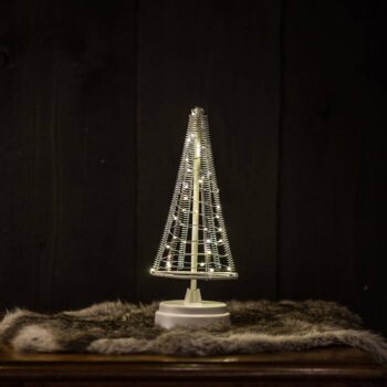 Strom Santa's Tree, strieborný drôt výška 26 cm