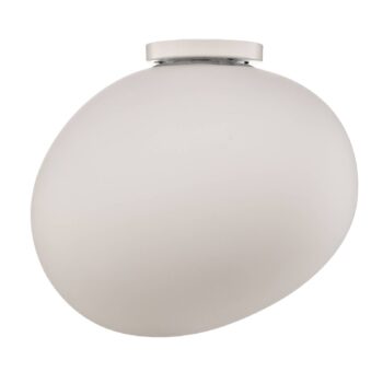 Stropná lampa Foscarini Gregg z mediálneho skla, 27 cm