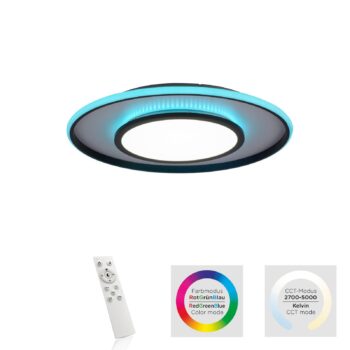 Stropné LED Arenda Ø 60 cm, RGB/CCT, stmievateľné