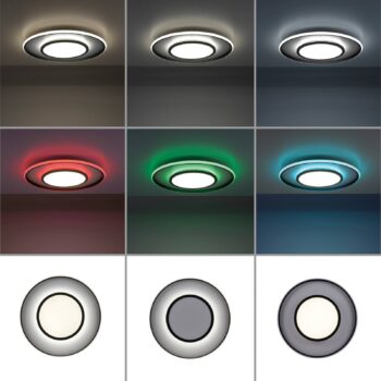 Stropné LED Arenda Ø 60 cm, RGB/CCT, stmievateľné