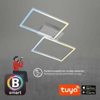 Stropné LED Frame S, stmievateľné, CCT, 50x38,8 cm