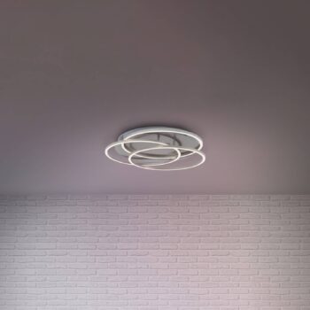 Stropné LED Frames tri kruhy pamäťová funkcia