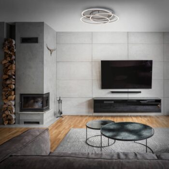 Stropné LED Frames tri kruhy pamäťová funkcia