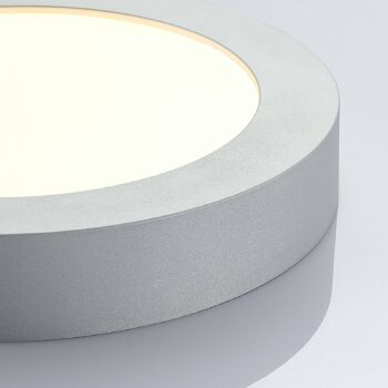Stropné LED Marlo striebro okrúhle 25,2cm