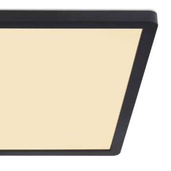 Stropné LED Sapana, hranaté, stmievateľné, čierna