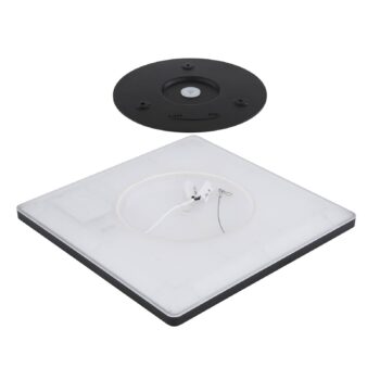 Stropné LED Sapana, hranaté, stmievateľné, čierna
