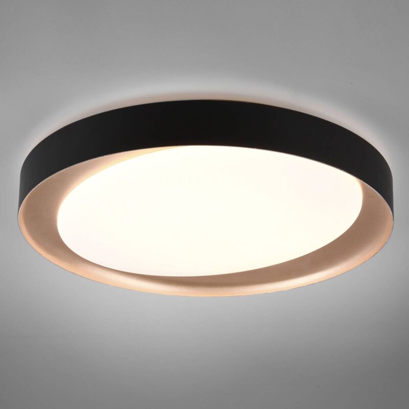 Stropné LED, Zeta tunable white, čierne/zlaté Stropné LED, Zeta tunable white, čierne/zlaté