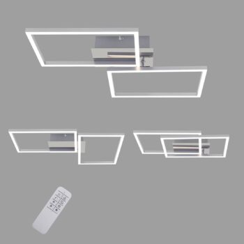 Stropné LED svetlo 3149-018 dva štvorce