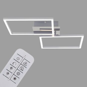Stropné LED svetlo 3149-018 dva štvorce