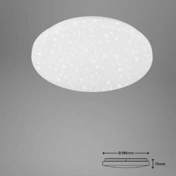 Stropné LED svetlo Brili Splash IP44 biela 4 000 K