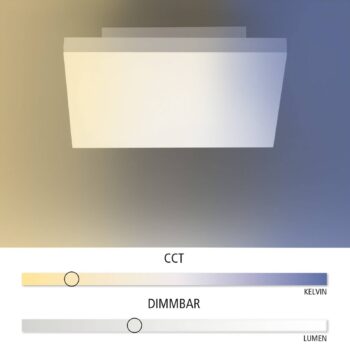 Stropné LED svetlo Canvas, tunable white, 30 cm