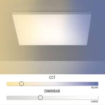 Stropné LED svetlo Canvas, tunable white, 60 cm