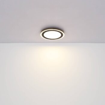 Stropné LED svetlo Davies krištáľový efekt Ø 34 cm