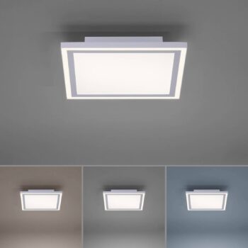 Stropné LED svetlo Edging, tunable white, 31x31 cm