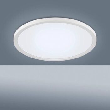 Stropné LED svetlo Flat CCT, Ø 40 cm, biela