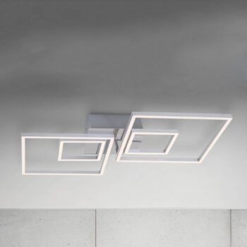 Stropné LED svetlo Frames 2 malé/2 veľké štvorce