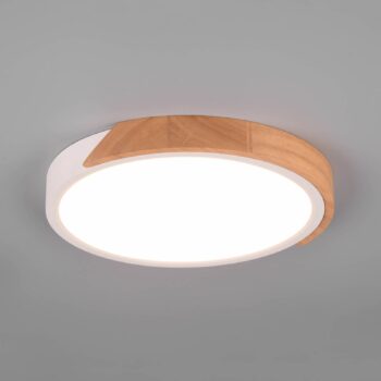 Stropné LED svetlo Jano, Ø 31,5 cm, 3 000K, biela