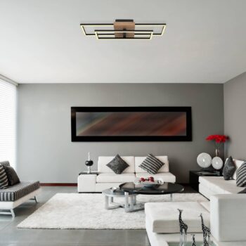 Stropné LED svetlo Kendra, dĺžka 60 cm