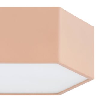 Stropné LED svetlo Libre, broskyňová, oceľ, 3 000 K