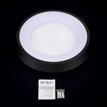 Stropné LED svetlo Look, čierna/biela